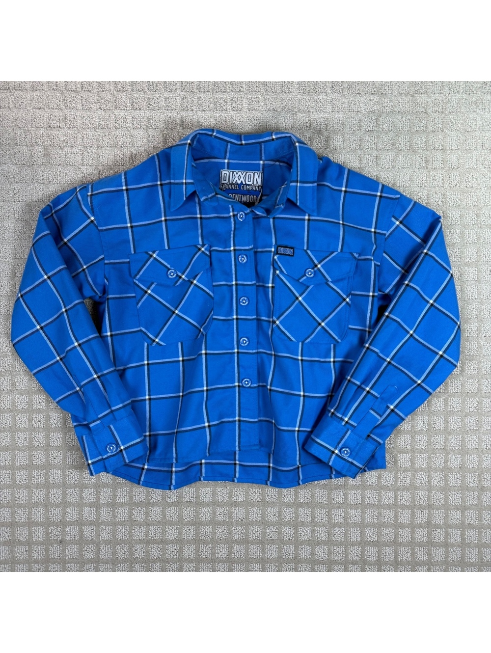 Dixxon Brentwood Cropped Flannel Shirt Women’s Small